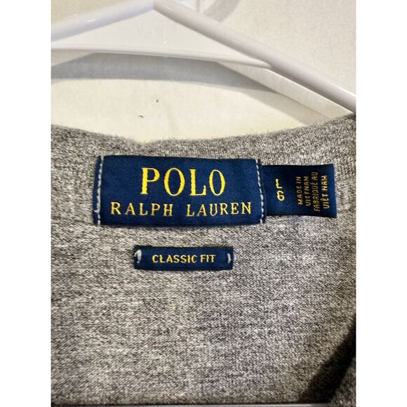 Polo Ralph Lauren Men’s Gray Classic Fit Shirt, size L - Picture 3 of 6